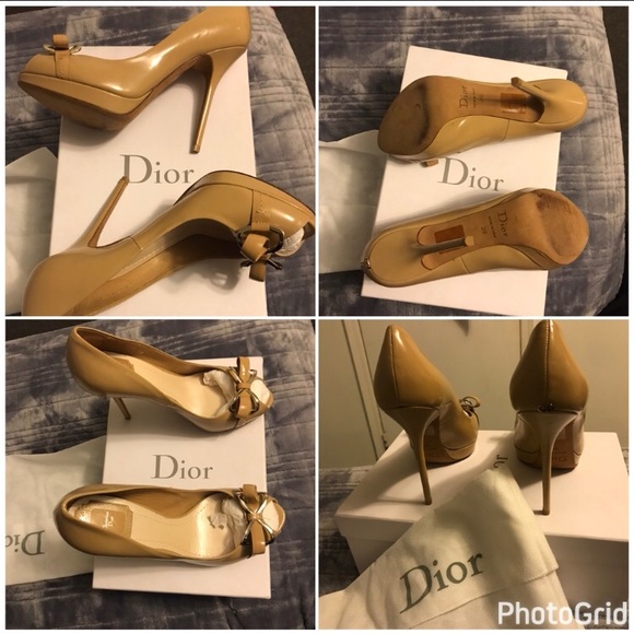 Dior open toe heely pumps - Picture 2 of 5